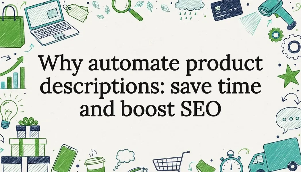 Why automate product descriptions: save time and boost SEO